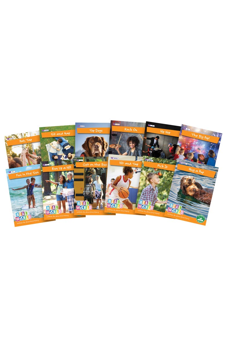 Junior Learning Real World Phase 2 Hilo Decodable Books, 6 Set, Alternate, color, Multicolored