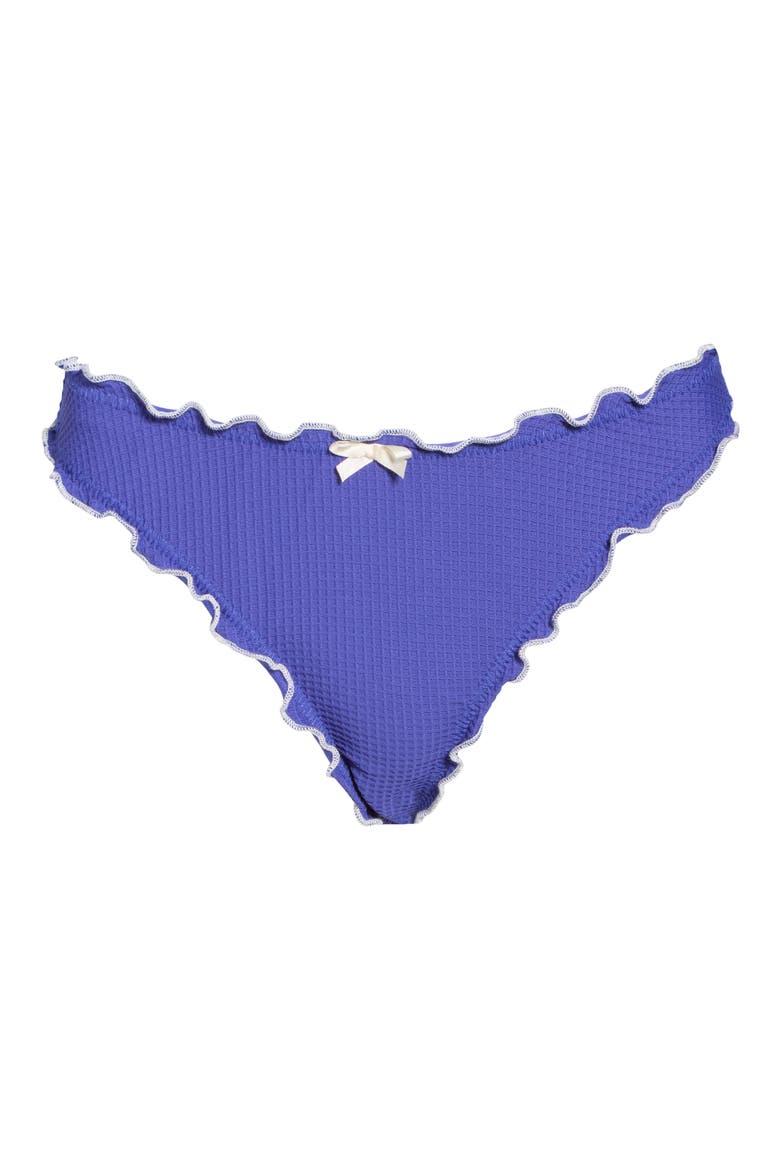 June Ruffle Bikini Bottoms, Alternate, color, NAVY