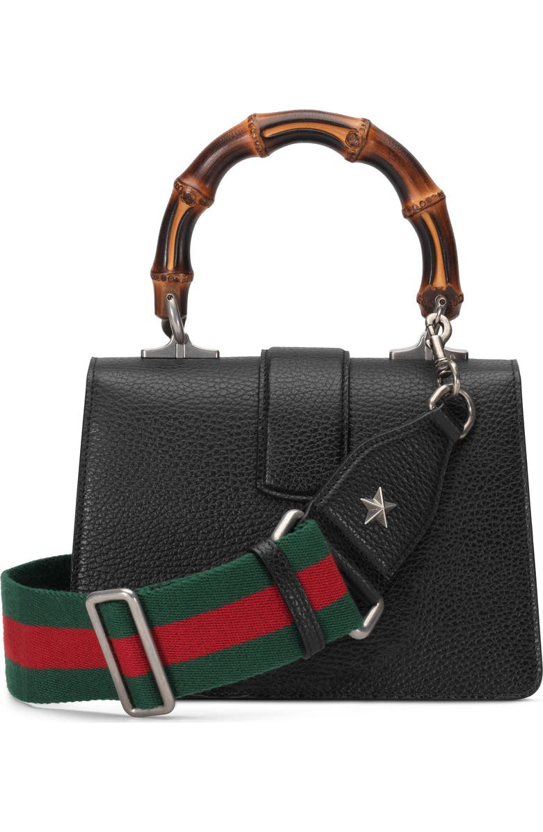 Gucci Mini Leather Satchel, Alternate, color,