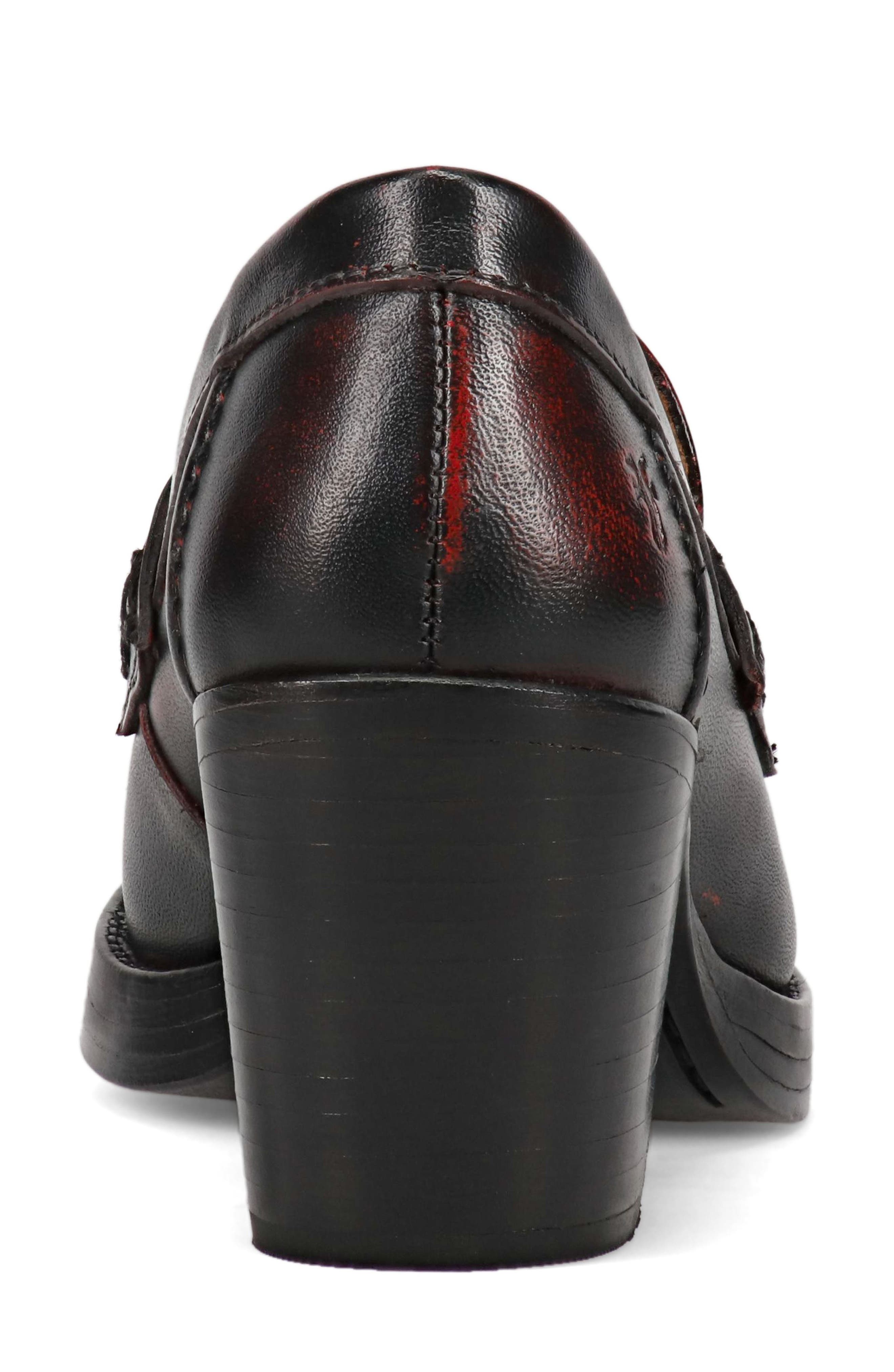 Frye Jean Stacked Heel Loafer, Alternate, color, 