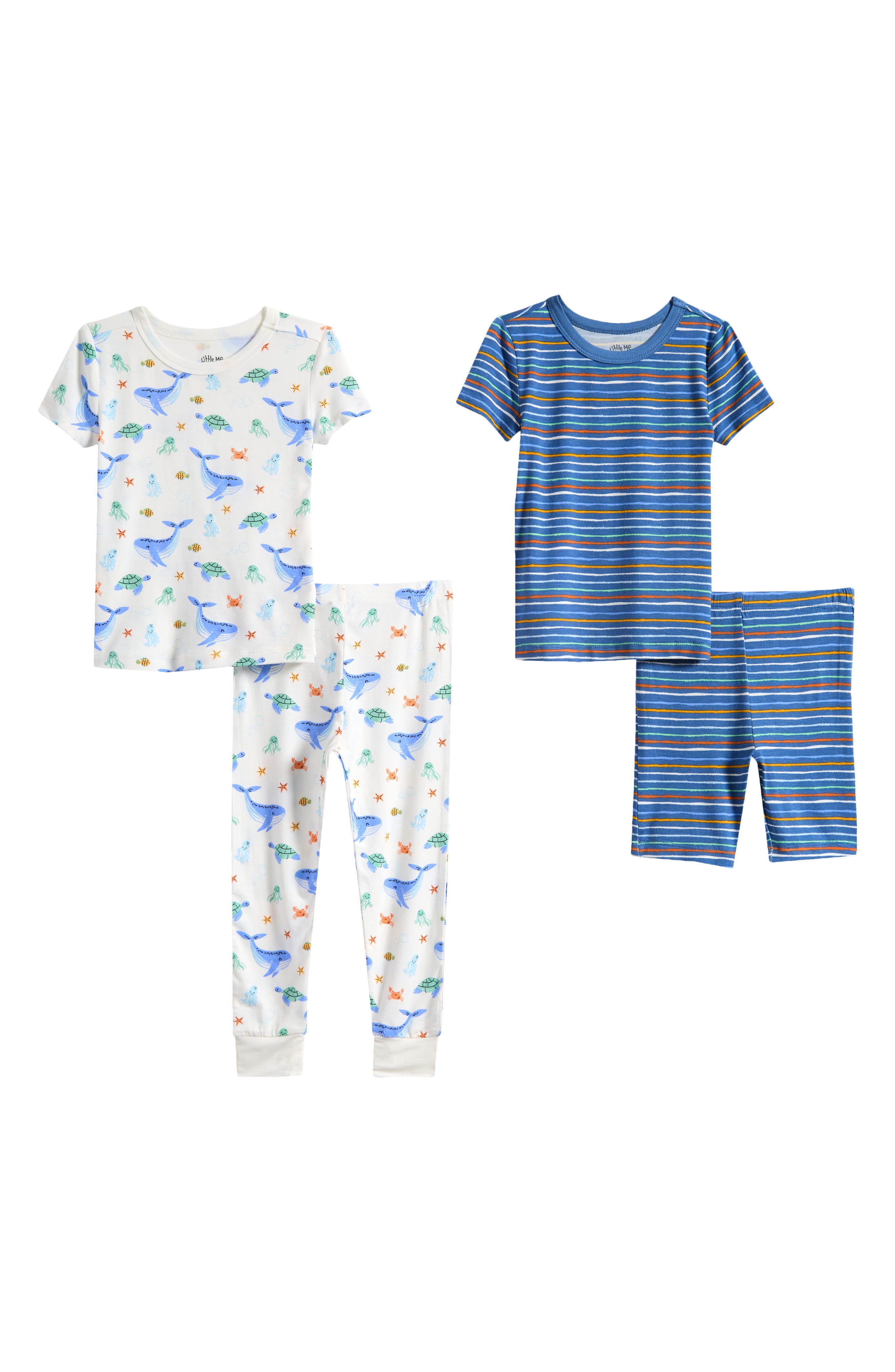 Kids' Ocean 4-Piece Pajama Set