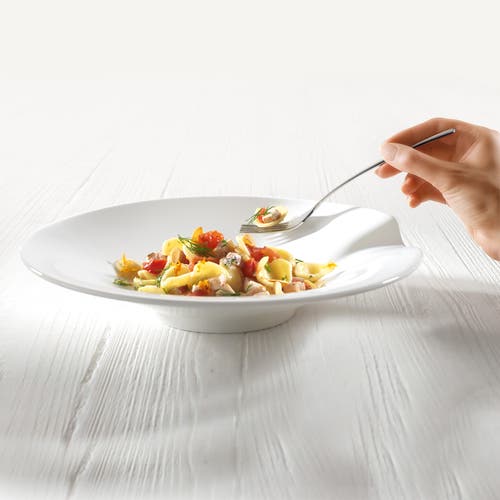 Villeroy & Boch Pasta Passion Large Pasta Plate Set Of 2 In White