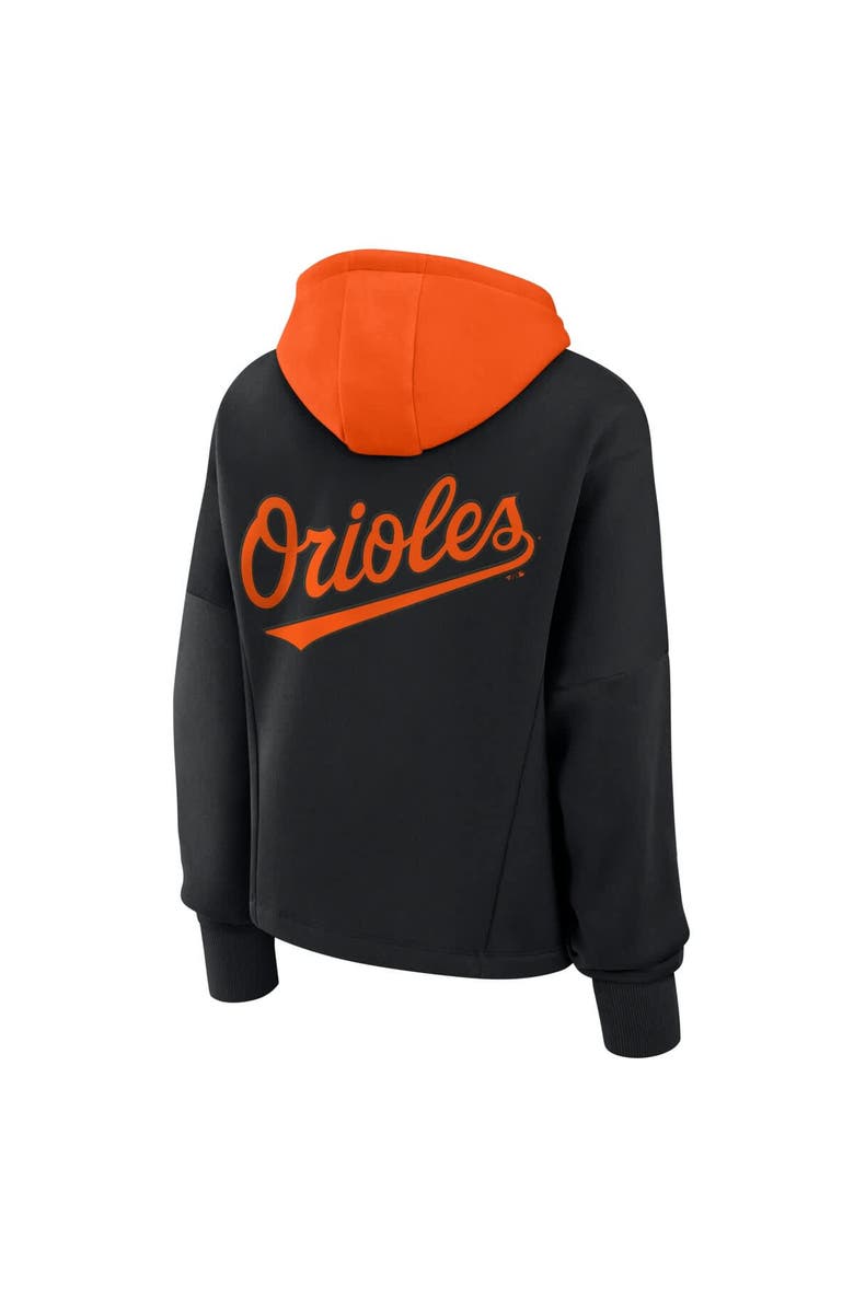 FANATICS Women
s Fanatics Black Baltimore Orioles Oversized Legacy Favorite Spectator Pullover Hoodie, Alternate, color, Black