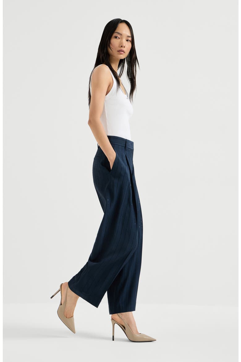 Slouchy trousers, Alternate, color, Blue