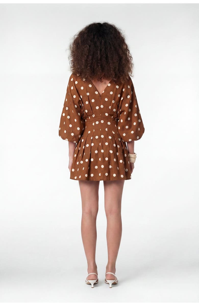 NICHOLAS NICOLINE DRESS, Alternate, color, Spice Ivory Polka Dot