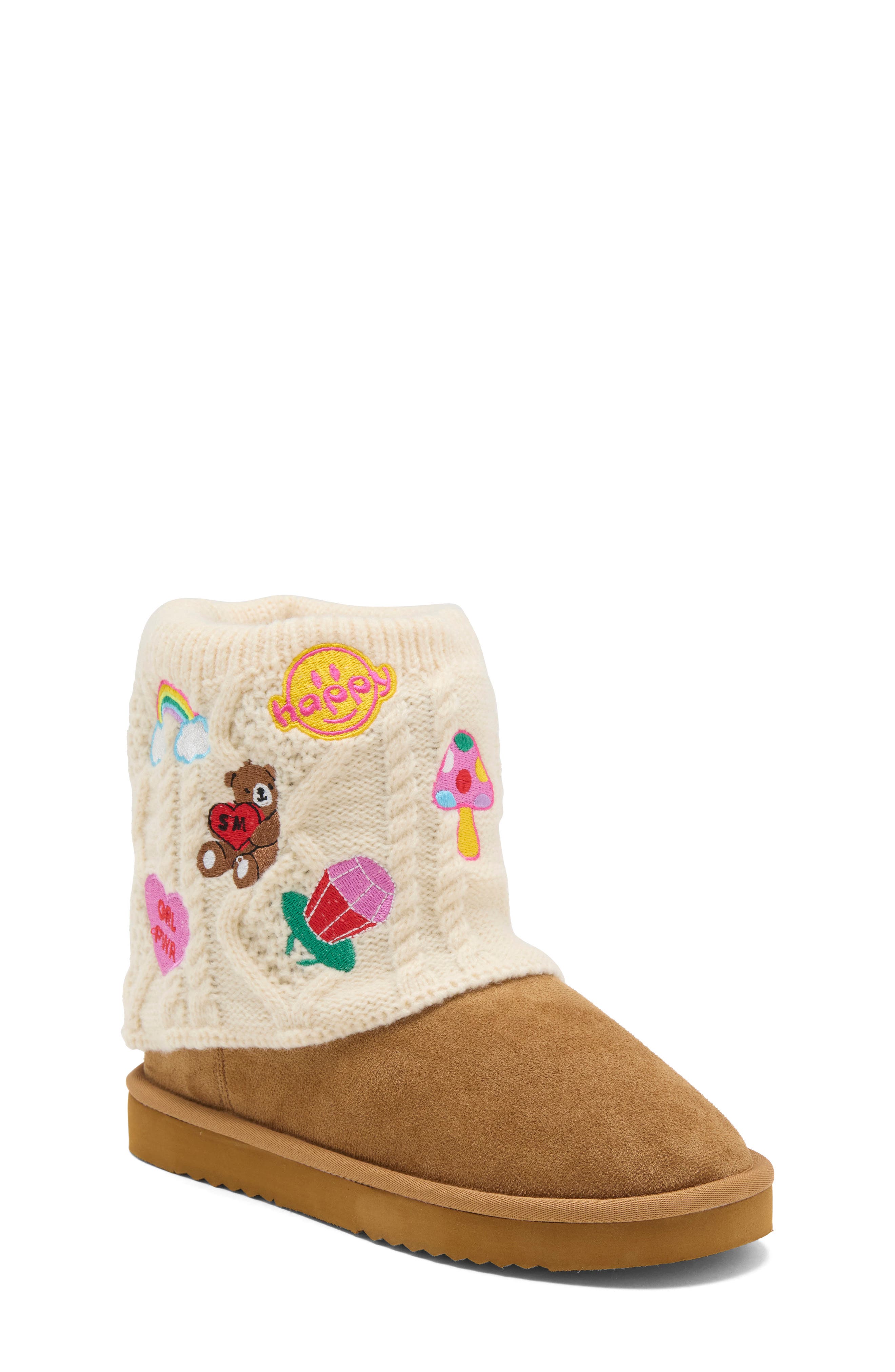 Kids' Mochi Boot, Main, color, COGNAC