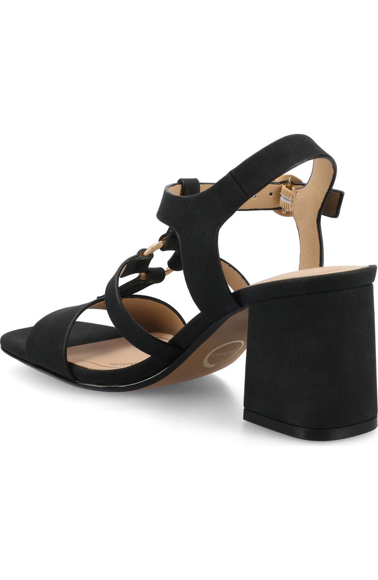 Journee Collection Marci Knotted Strap Loafer - Wide Width Available, Alternate, color, Black