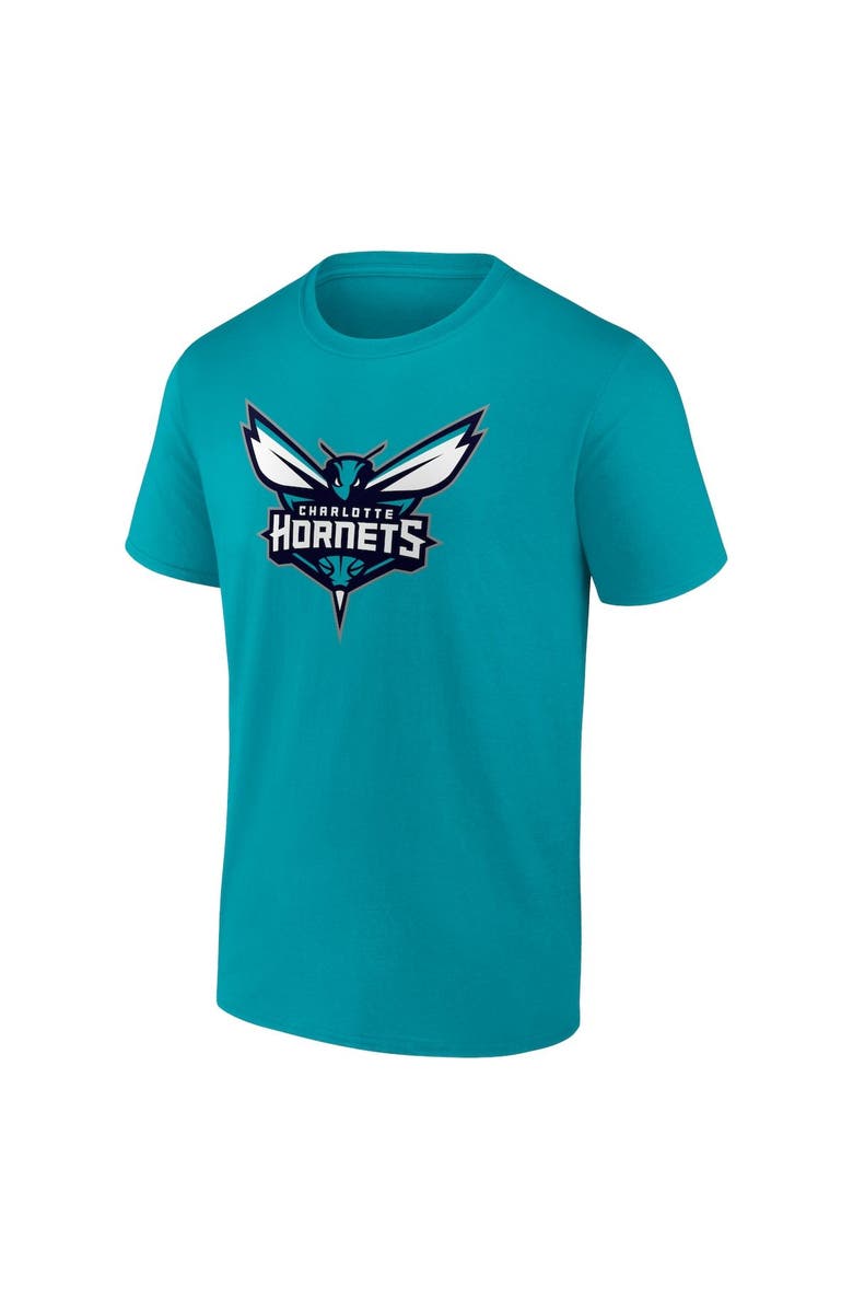 FANATICS Men's Fanatics Branded PJ Washington Teal Charlotte Hornets Playmaker Name & Number Team Logo T-Shirt, Alternate, color, 