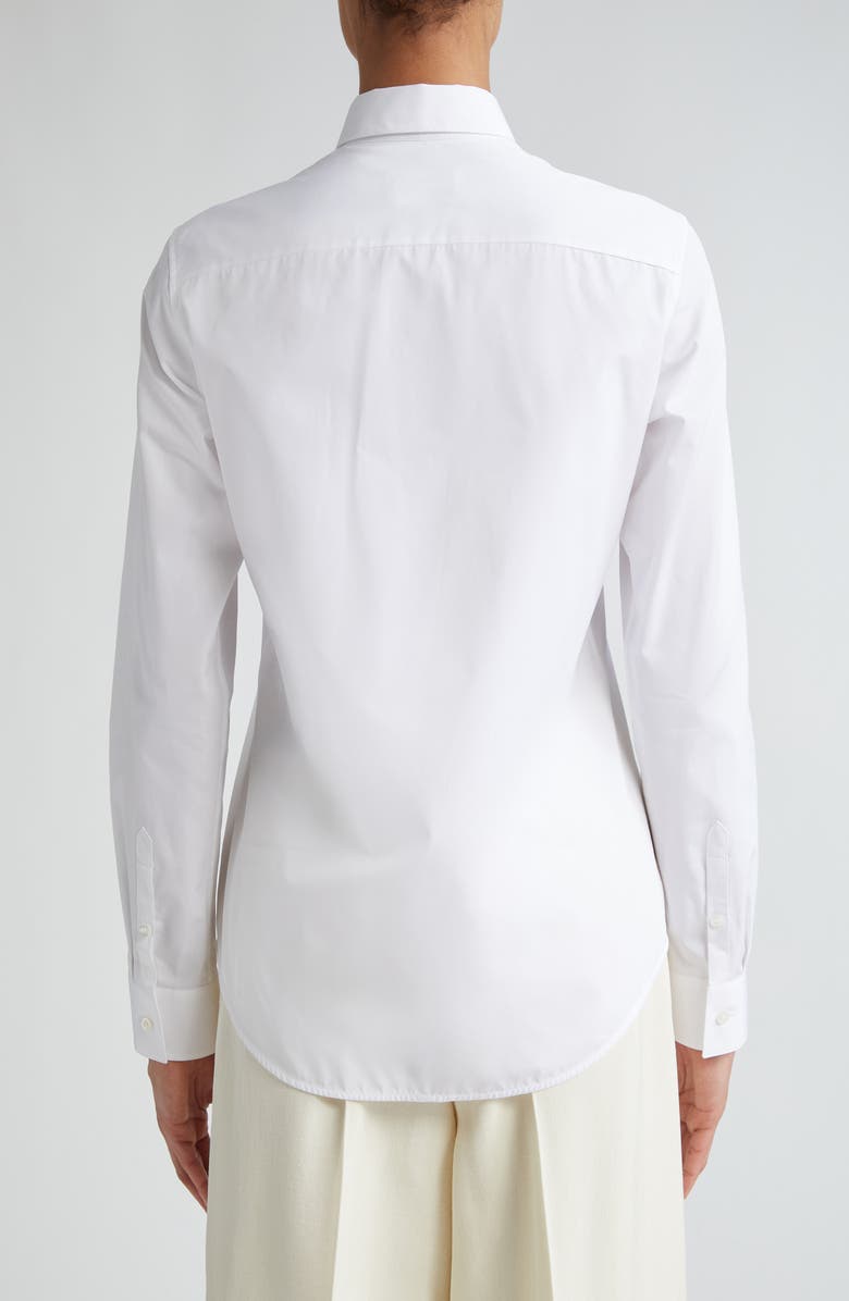 Jil Sander Monday Cotton Poplin Button-Up Shirt, Alternate, color, 