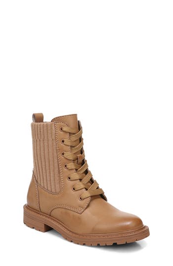 Sam Edelman Girls' Lydell Mini Combat Boots - Toddler, Little Kid, Big Kid In Brown