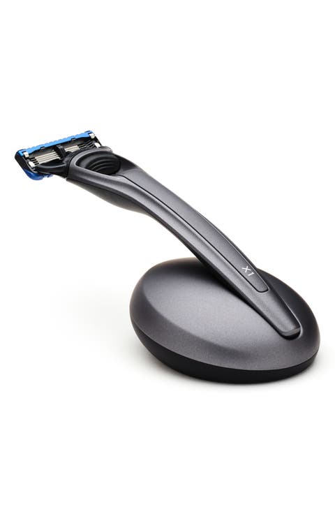 X1 Matte Red Razor and Stand Set