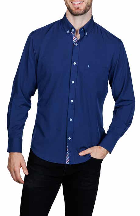 TailorByrd Mélange Performance Button Down Shirt
