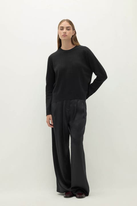 Tammy Cashmere Crewneck Sweater