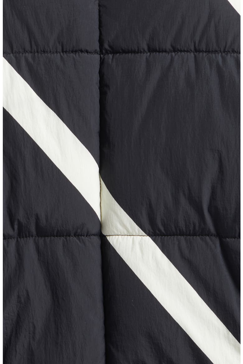 Taivos Basso Puffer Coat, Alternate, color, BLACK OFF WHITE