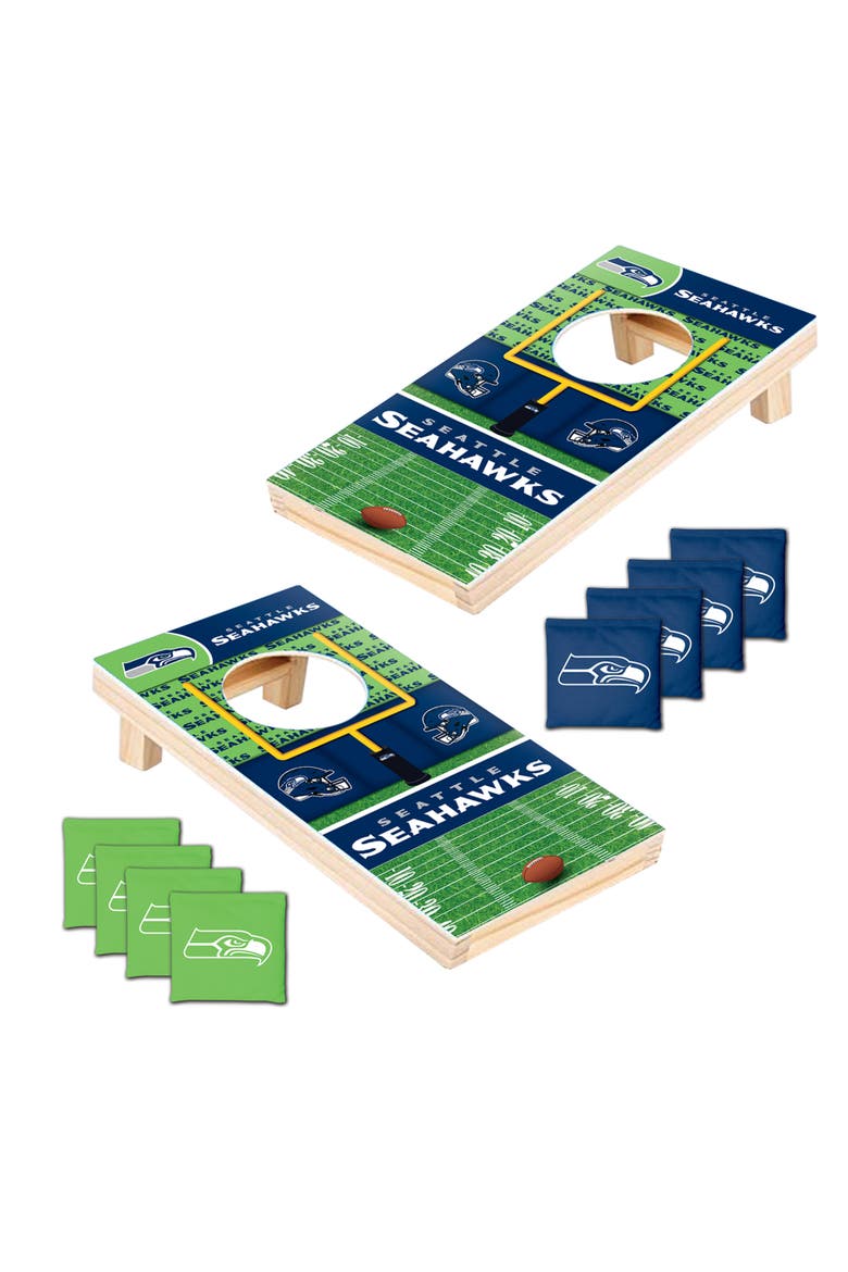 Seattle Seahawks NFL Tabletop Cornhole, Alternate, color, Multicolor