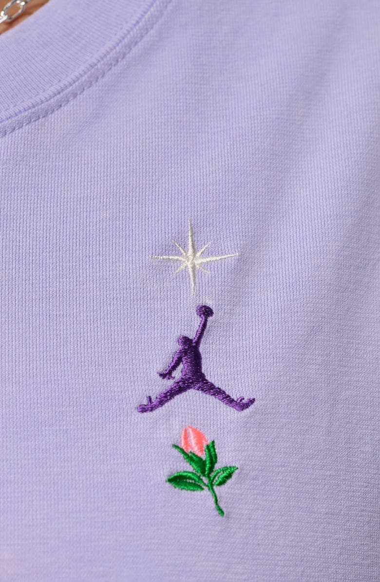 Jordan GFX Oversize Cotton T-Shirt, Alternate, color, Hydrangeas