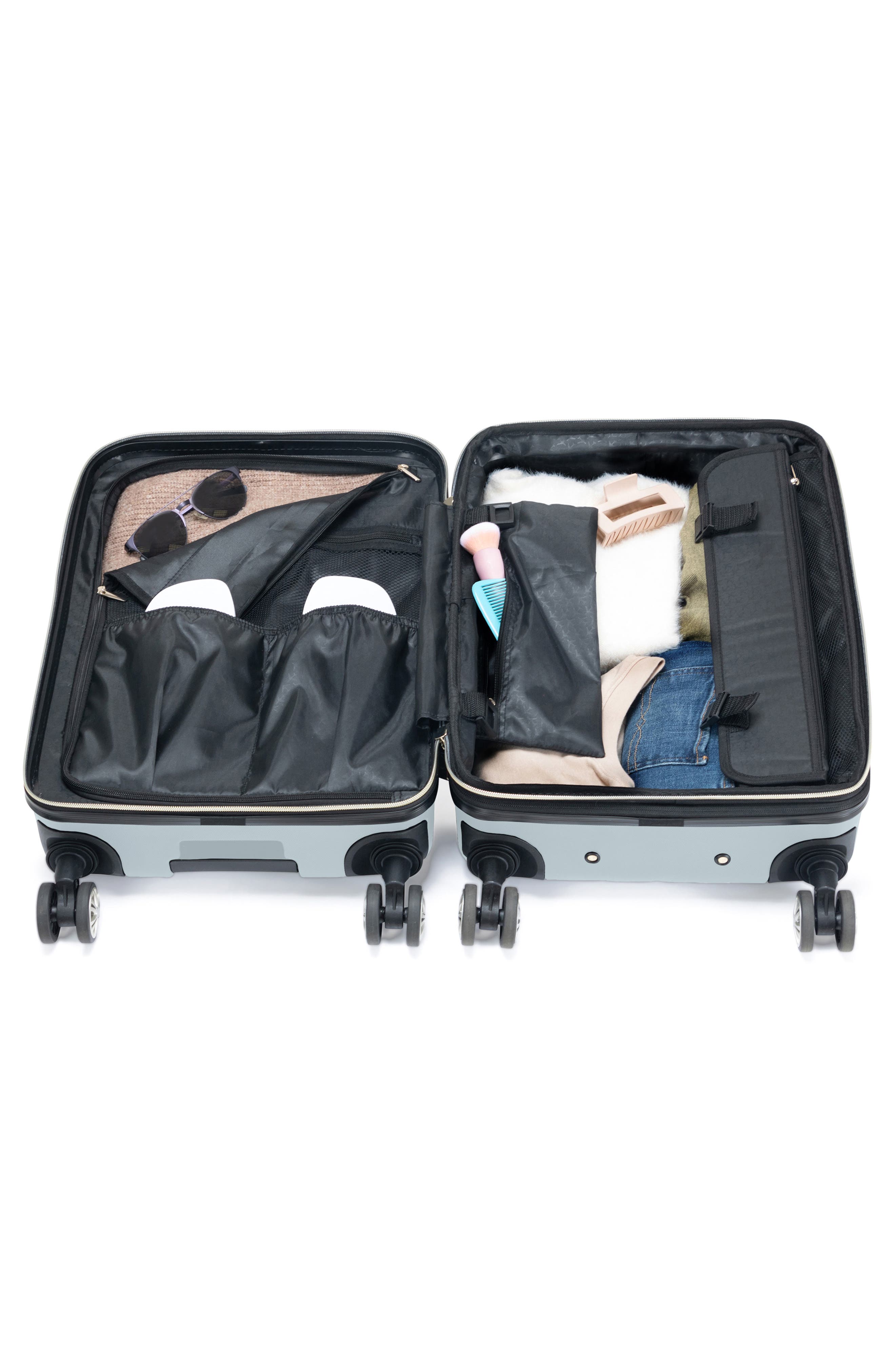 Kenneth Cole Madison Square 2-Piece Hardside Carry-On Luggage & Backpack Set, Alternate, color, Slate