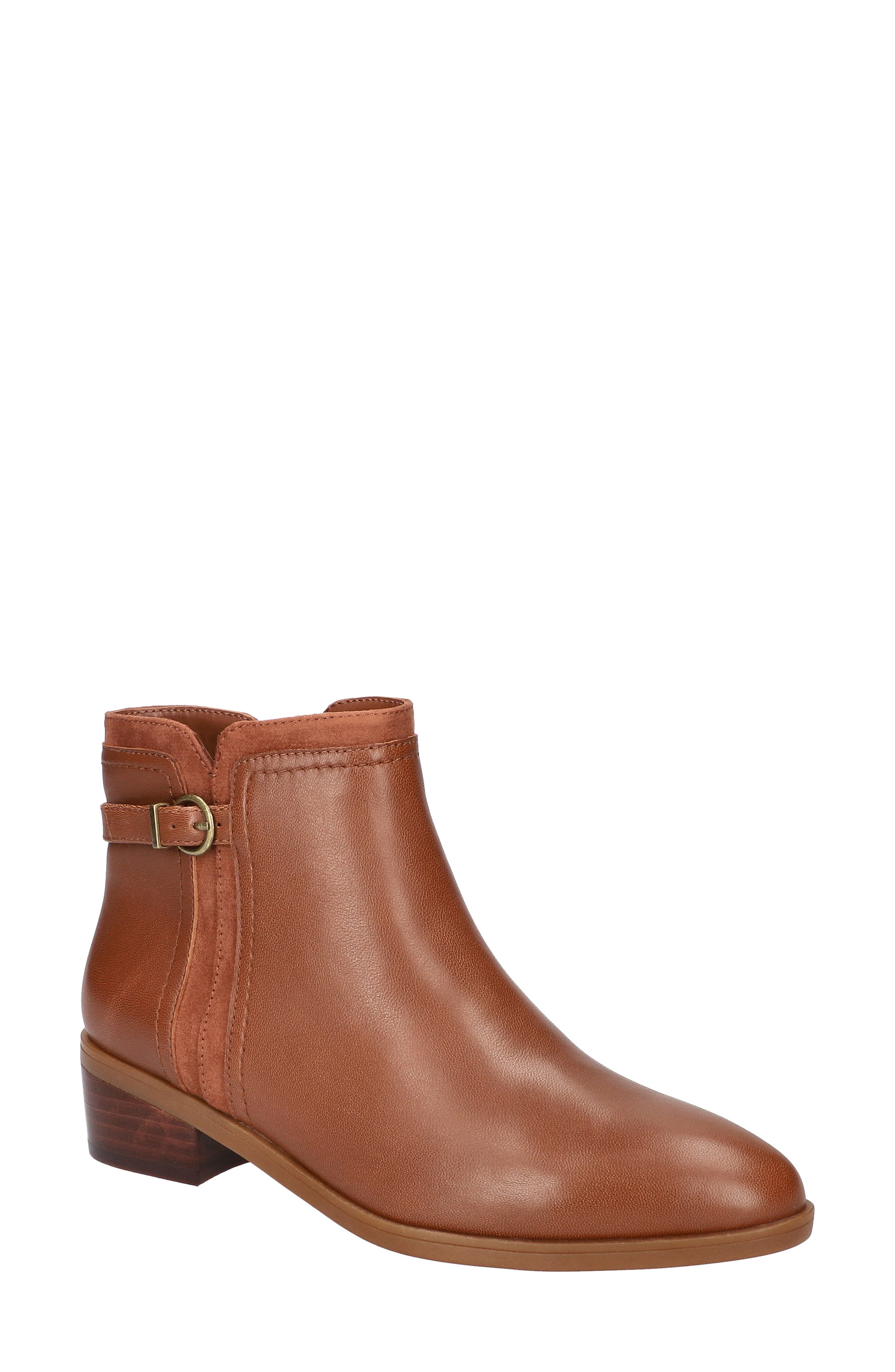 Bella Vita Beatrice Bootie, Main, color, Camel Leather
