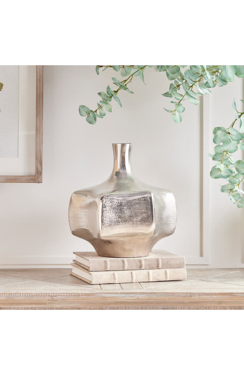 Napa Home & Garden Zaire Vase, Alternate, color, Silver