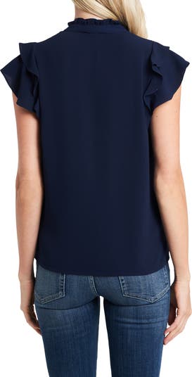 Puff Sleeve Button-Up Shirt