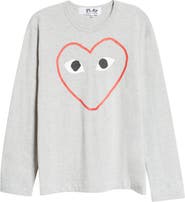 Comme des Garçons PLAY Outline Heart Graphic Tee