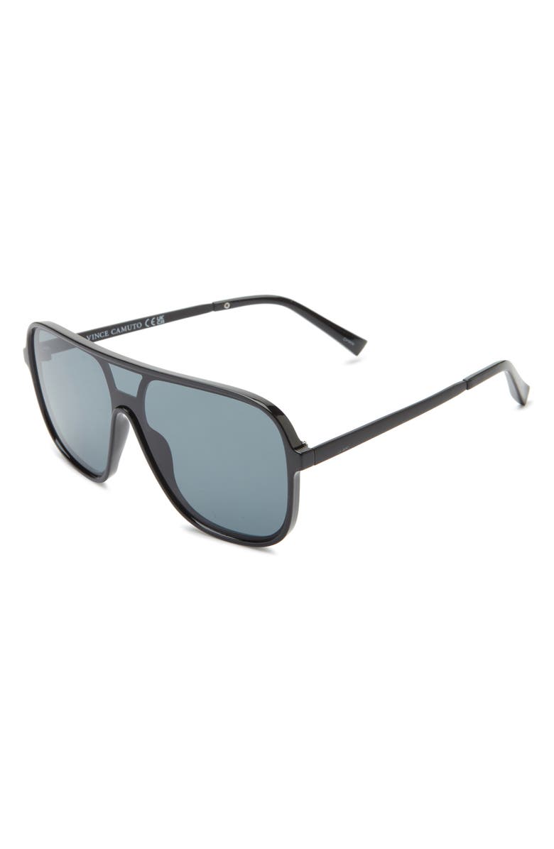 Vince Camuto Aviator Sunglasses, Alternate, color, Black