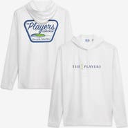 FOOTJOY Men's FootJoy White THE PLAYERS Island Green Patch TempoSeries Lightweight Sun Hoodie