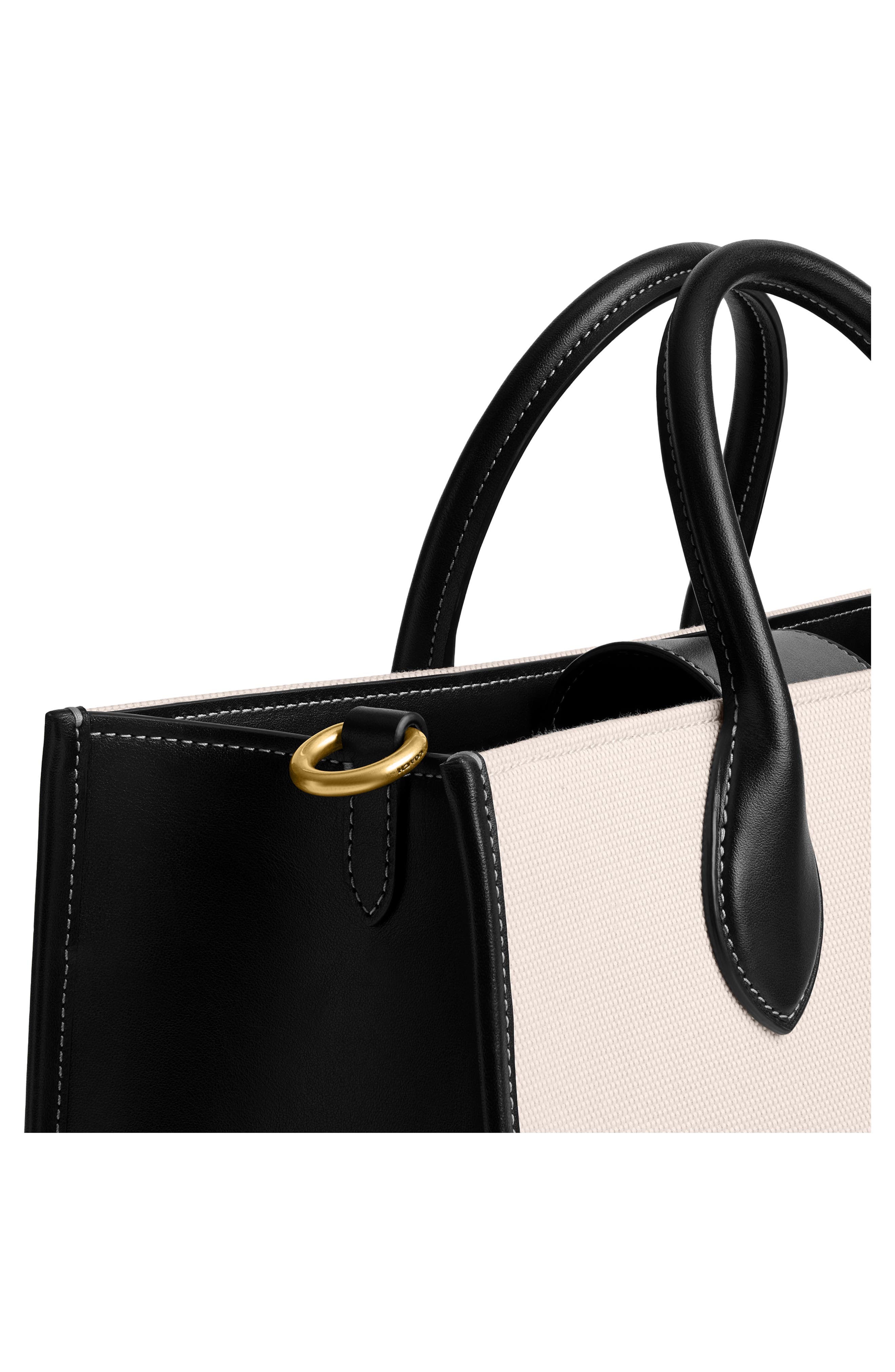 COACH Ace Canvas & Leather Tote, Alternate, color, 