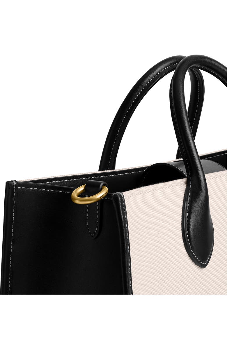 COACH Ace Canvas & Leather Tote, Alternate, color,