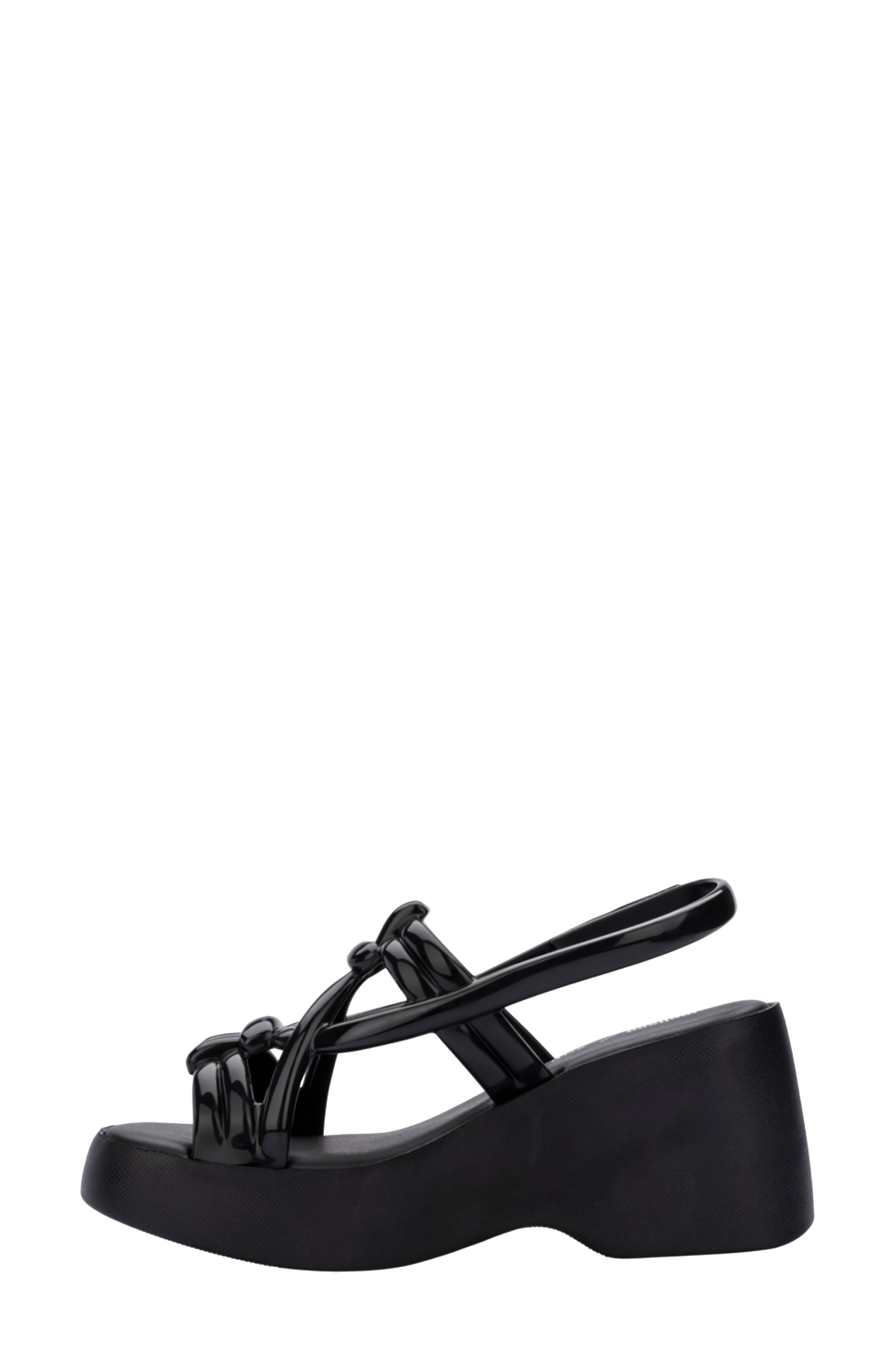 Melissa Sand and Salinas Platform Wedge Sandal, Alternate, color, 