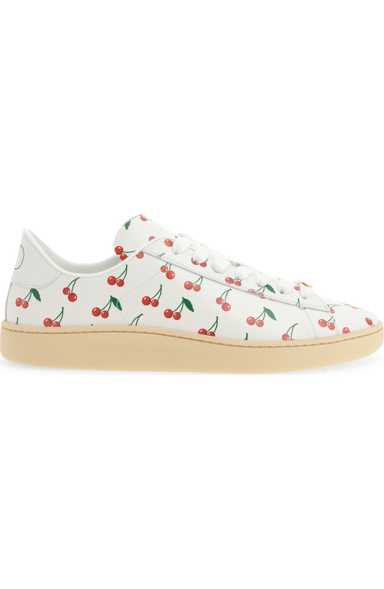 Valentino Garavani Royco Cherry Low Top Sneaker, Alternate, color, White Multi