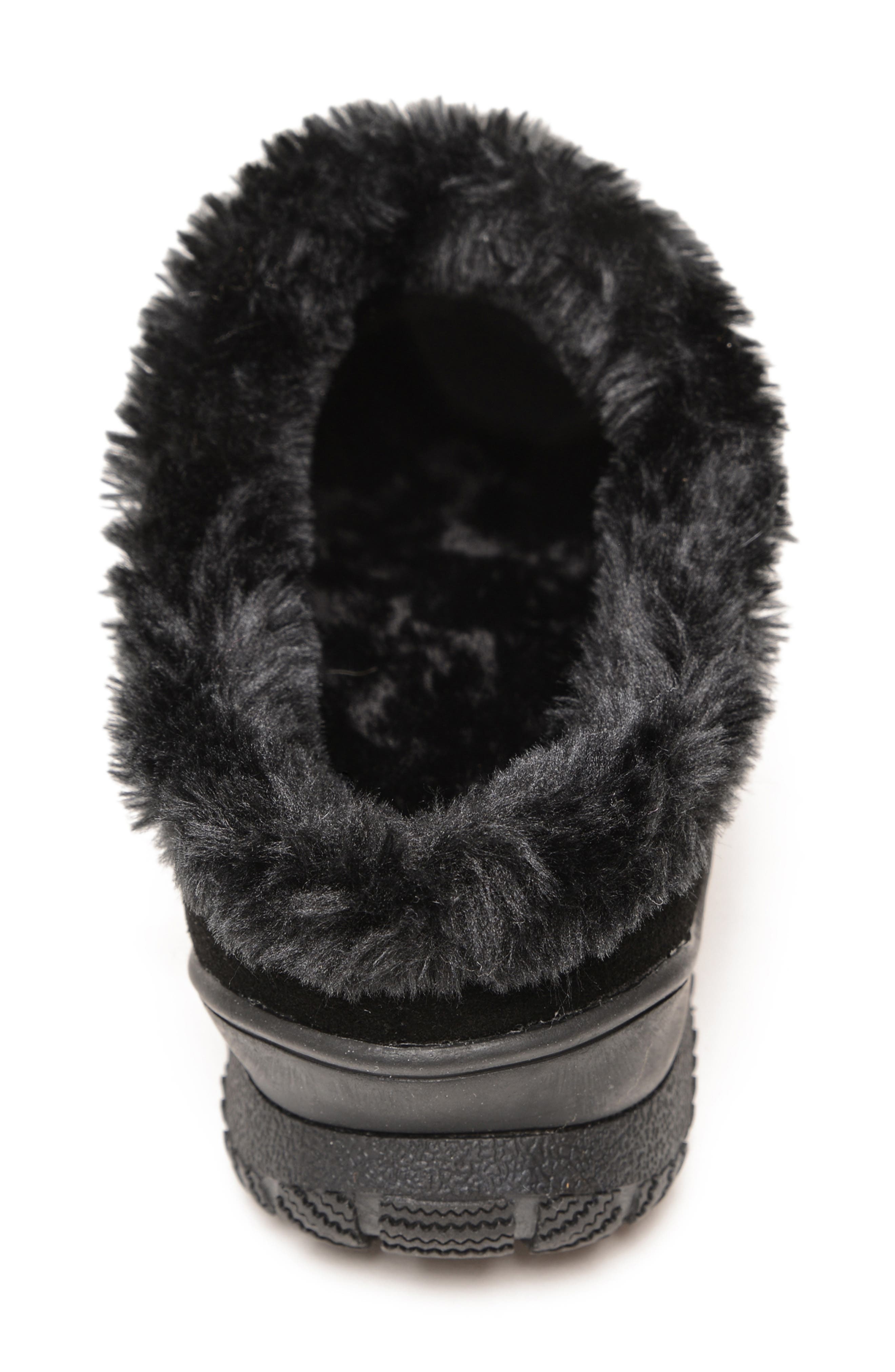 Minnetonka Emerson Water Resistant Clog, Alternate, color, Black