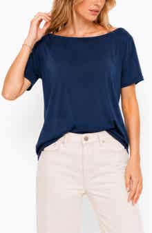 Reversible Lace V-Neck T-Shirt