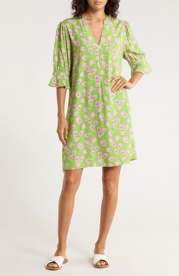 Area Stars Floral A-line Dress In Multi