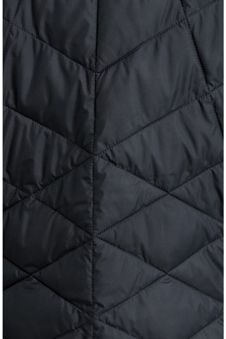 Heavenly Water Resistant Insulated Coat, Alternate, color, BLACK