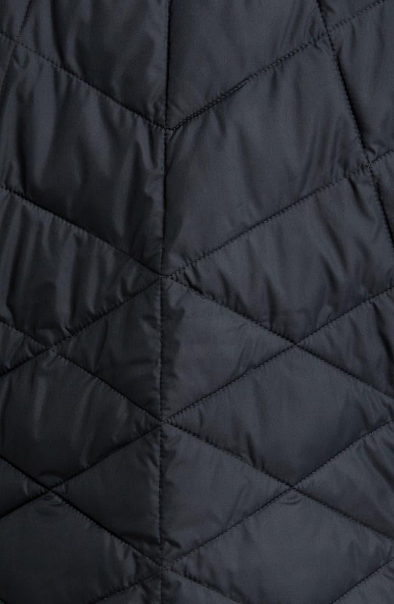 Columbia Heavenly Water Resistant Insulated Coat, Alternate, color, Black