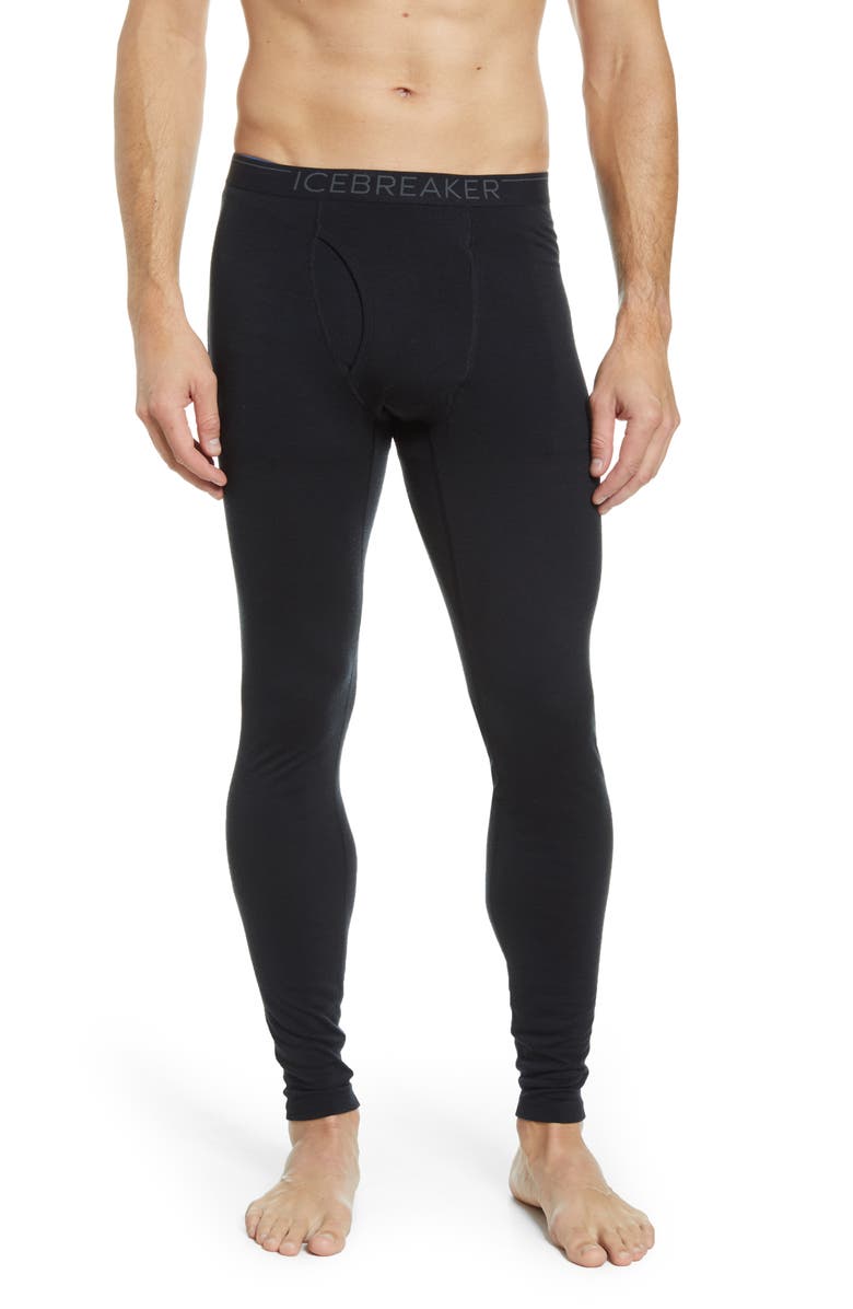 Icebreaker 200 Oasis Merino Wool Jersey Base Layer Leggings, Main, color, 