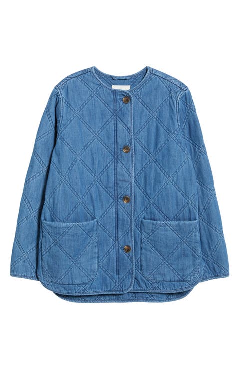 Chambray Quilted Jacket