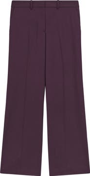 Theory Stretch Wool Wide Leg Pants