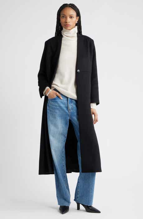 Nordstrom One-Button Long Coat