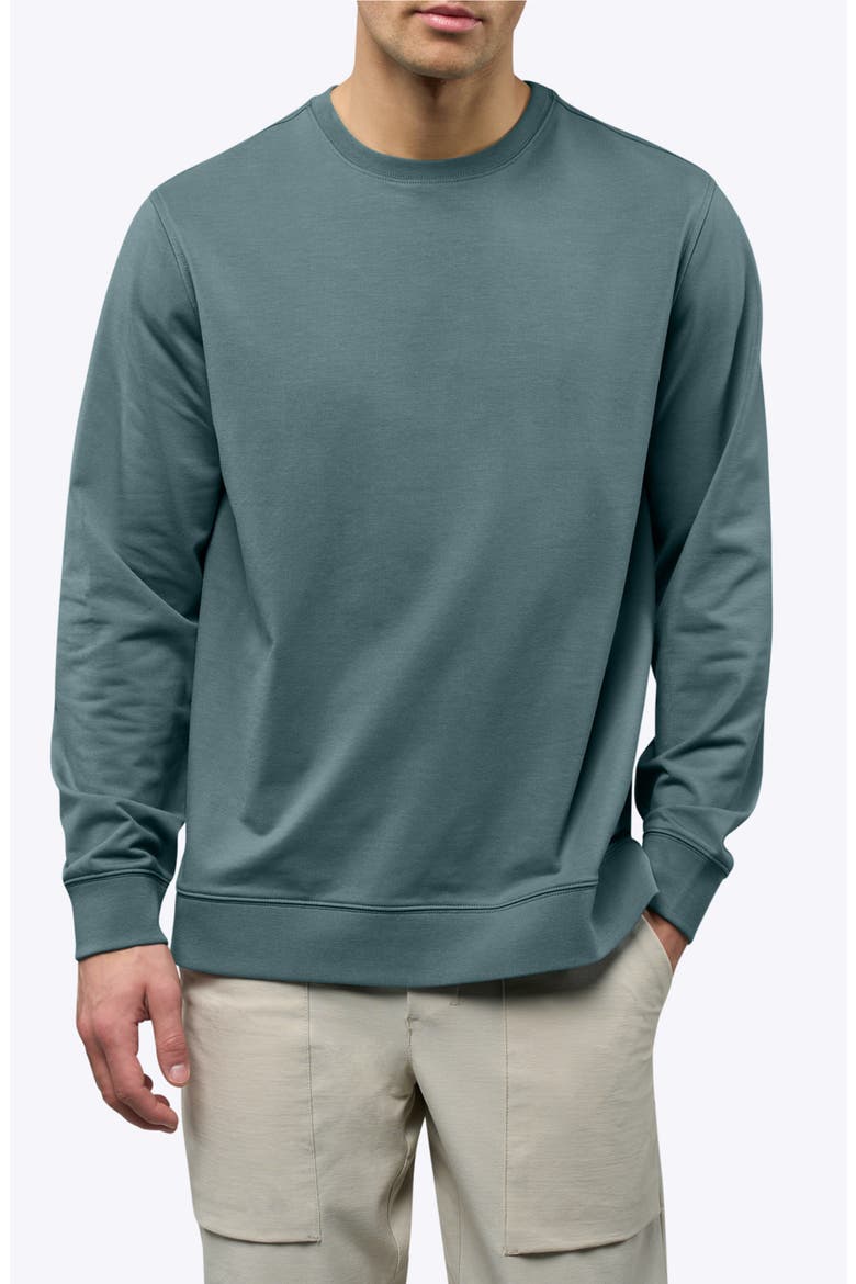 Hyperloop Split Hem Sweatshirt, Main, color, NORTH ATLANTIC