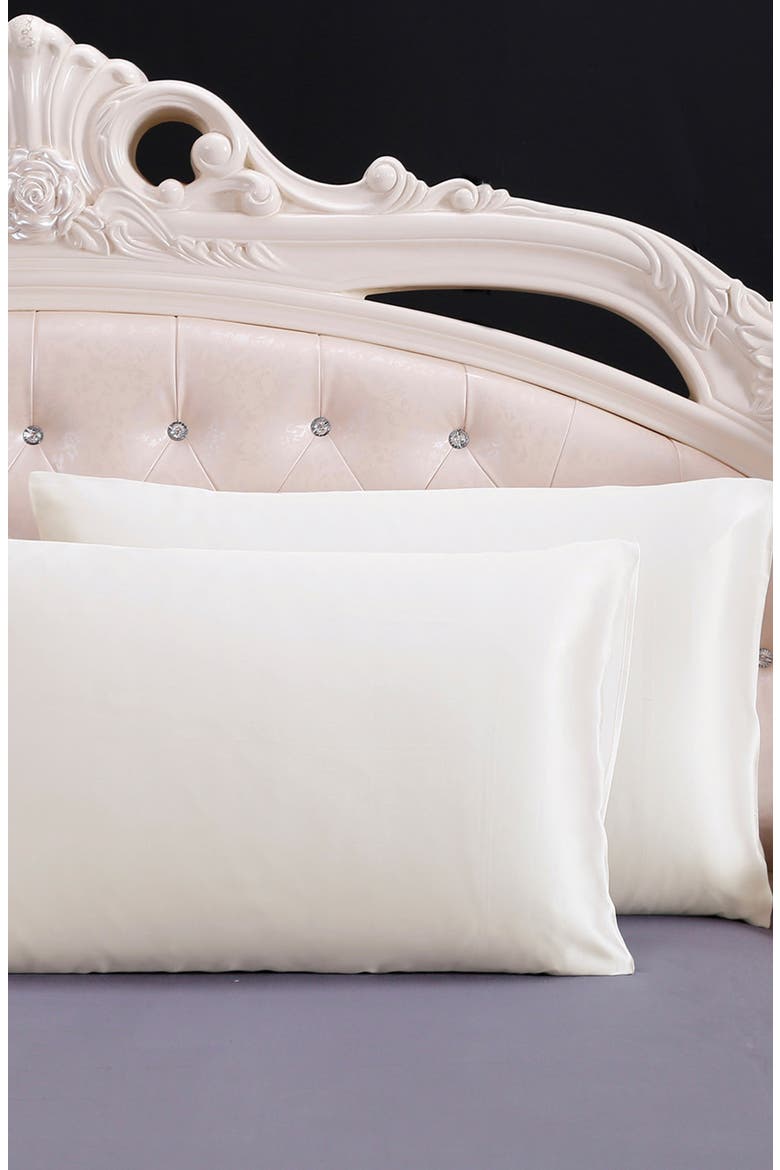 100% Silk Terse Envelope Pillowcase, Alternate, color, Ivory
