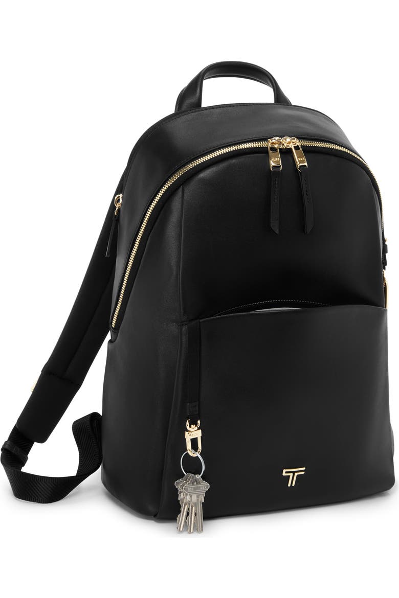 most popular tumi backpack women - Voyageur Raina - Women's Premium Leather Backpack - Everyday Bag with Phone Pocket & Laptop Compartment Exterior Features This backpack has a double zip entry to main compartment leather top handle two front U TUMI Voyageur Celina Backpack -