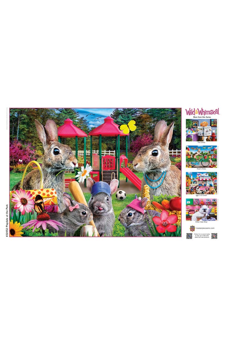 Playdate at the Park 300 Piece Puzzle, Alternate, color, Multicolor