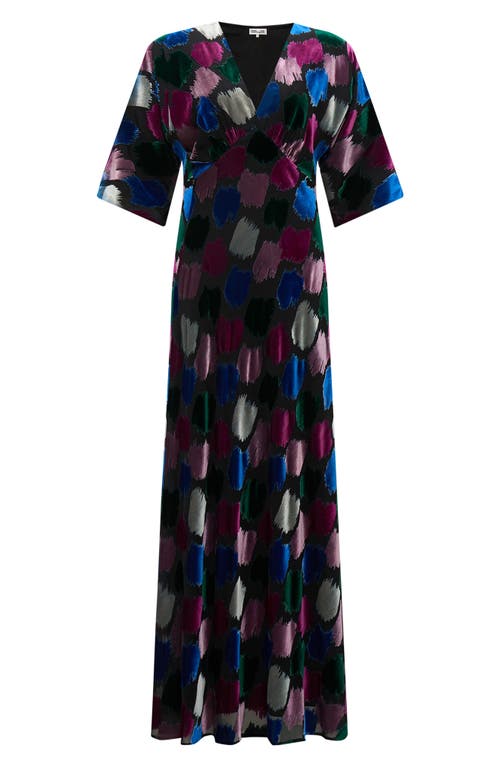 DVF Miri Dress in Brush Tooth Multi 