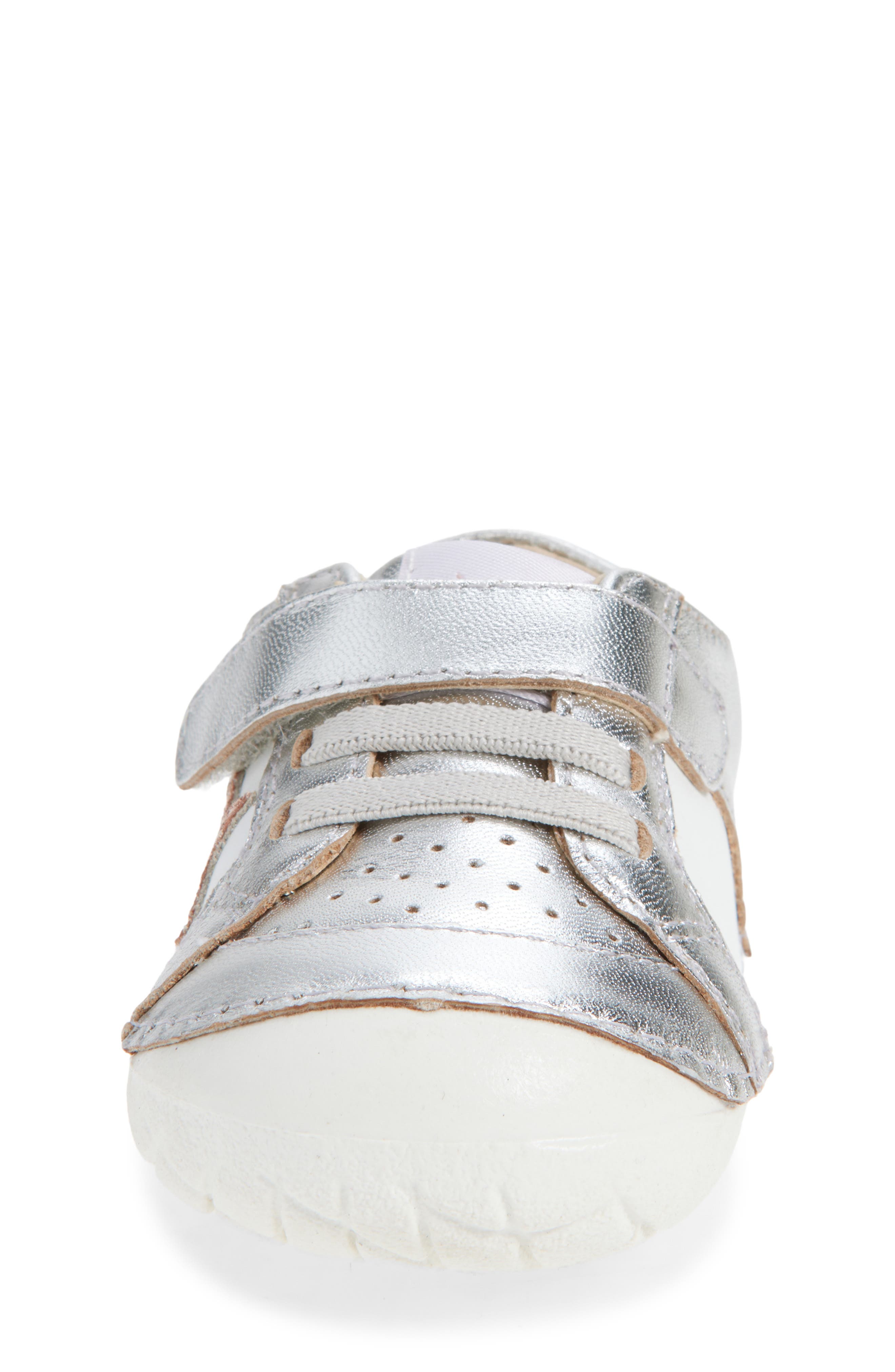 OLD SOLES Kids' 4114 Pavesta Sneaker, Alternate, color, Silver / Glam Copper