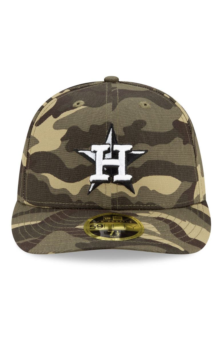 New Era Men's New Era Camo Houston Astros 2021 Armed Forces Day On-Field Low Profile 59FIFTY Fitted Hat, Alternate, color, 