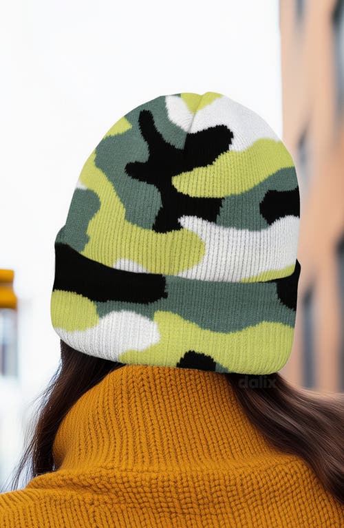 Dalix Martini Beanie Cap In Green