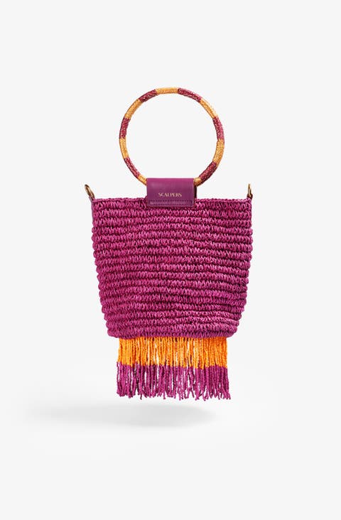 Par Beads Fringed Bag