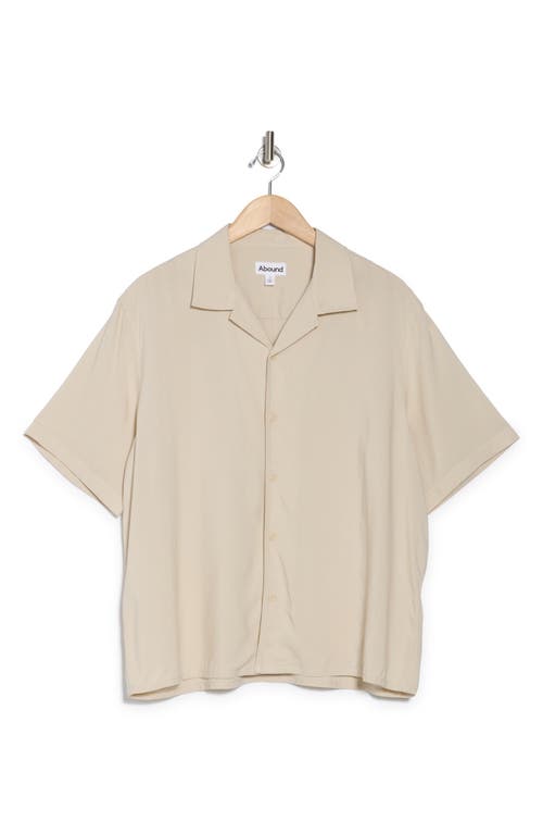 Abound Camp Shirt In Beige Birch